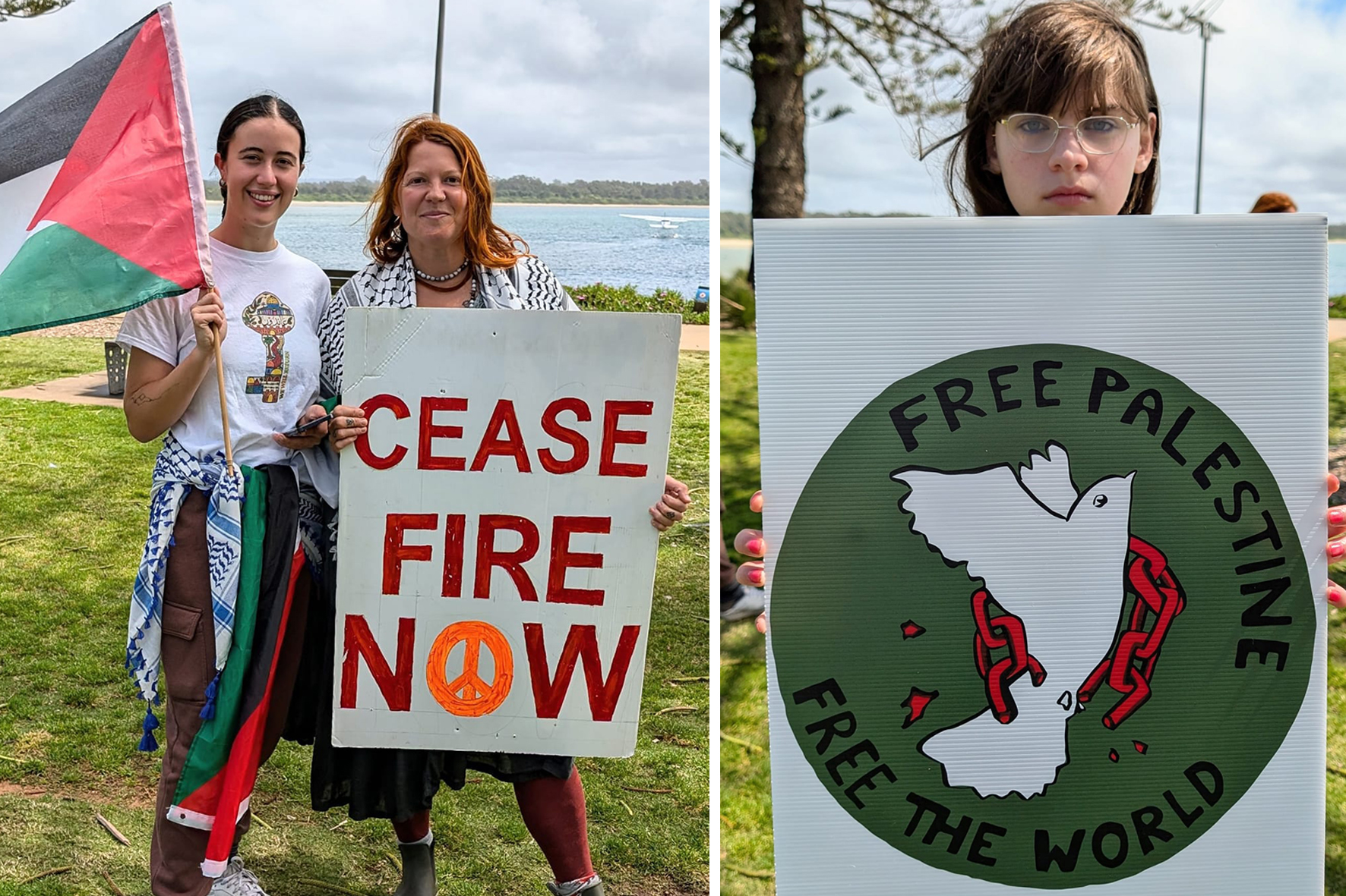 port macquarie palestine protest