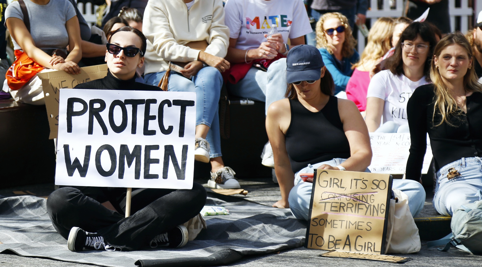 Brisbane protest against violence