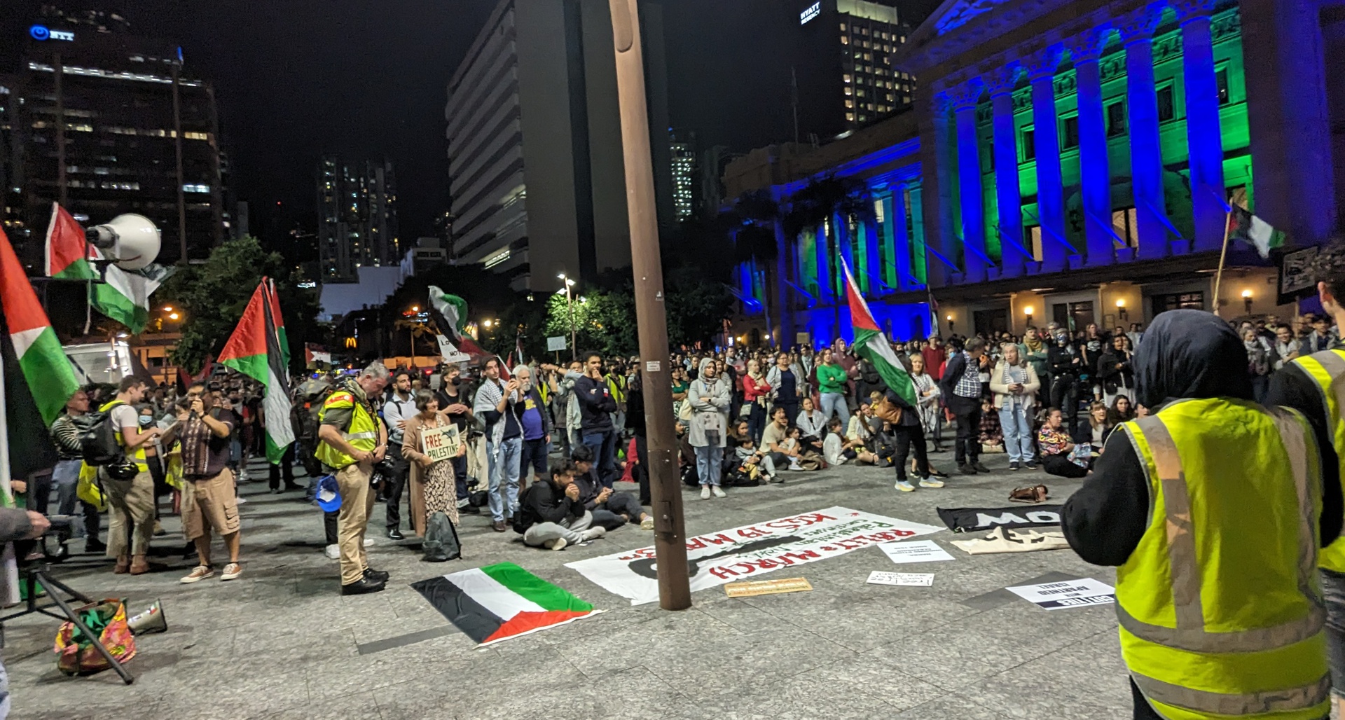 Rafah emergency action, Magan-djin/Brisbane, May 10