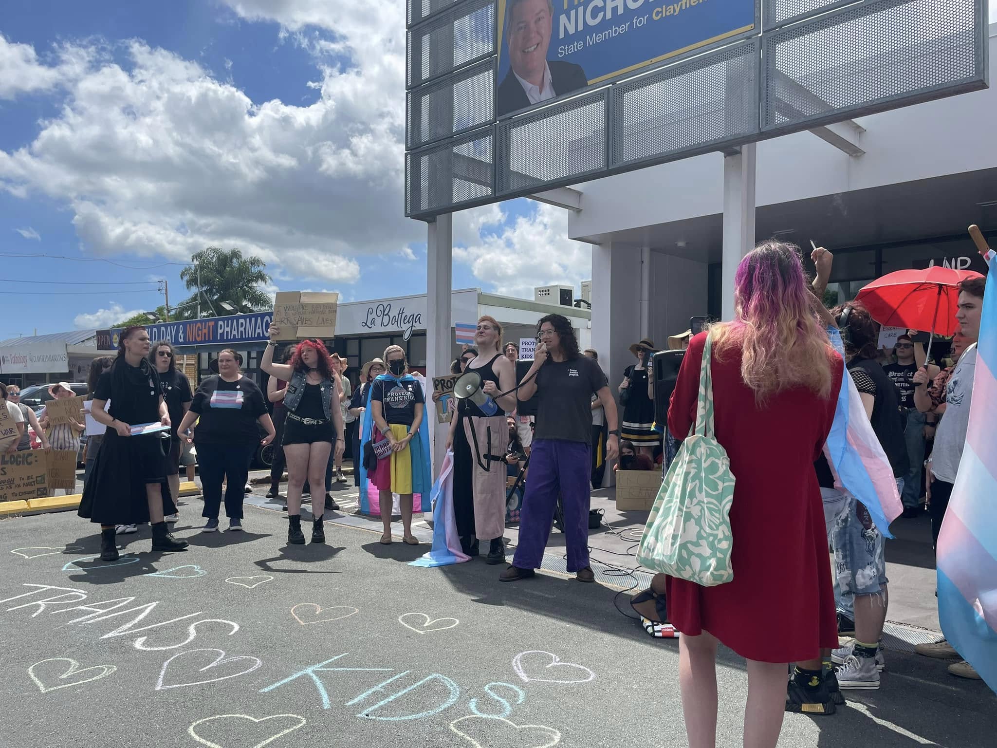 Trans rights rally