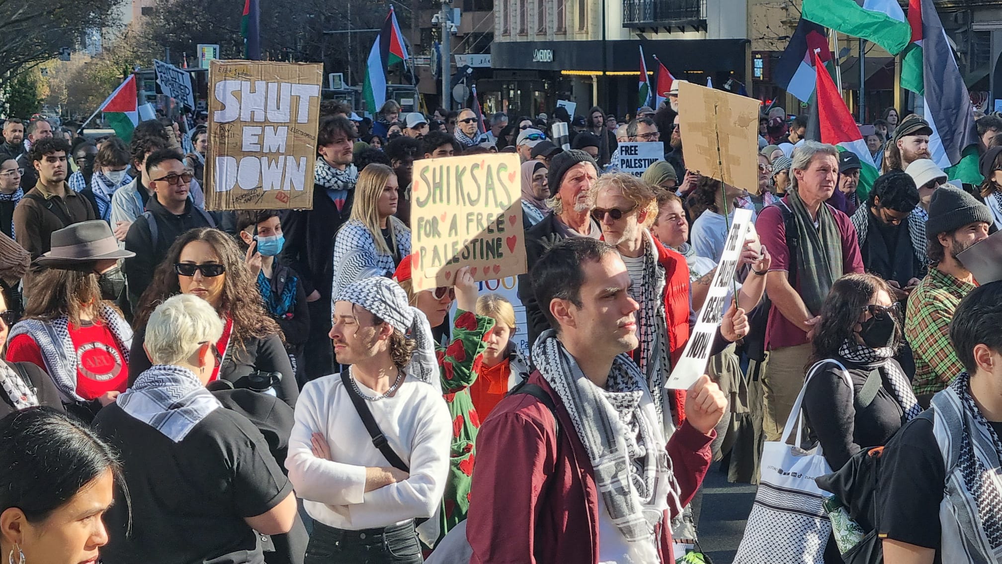 'Shut 'em down', Naarm/Melbourne, July 7