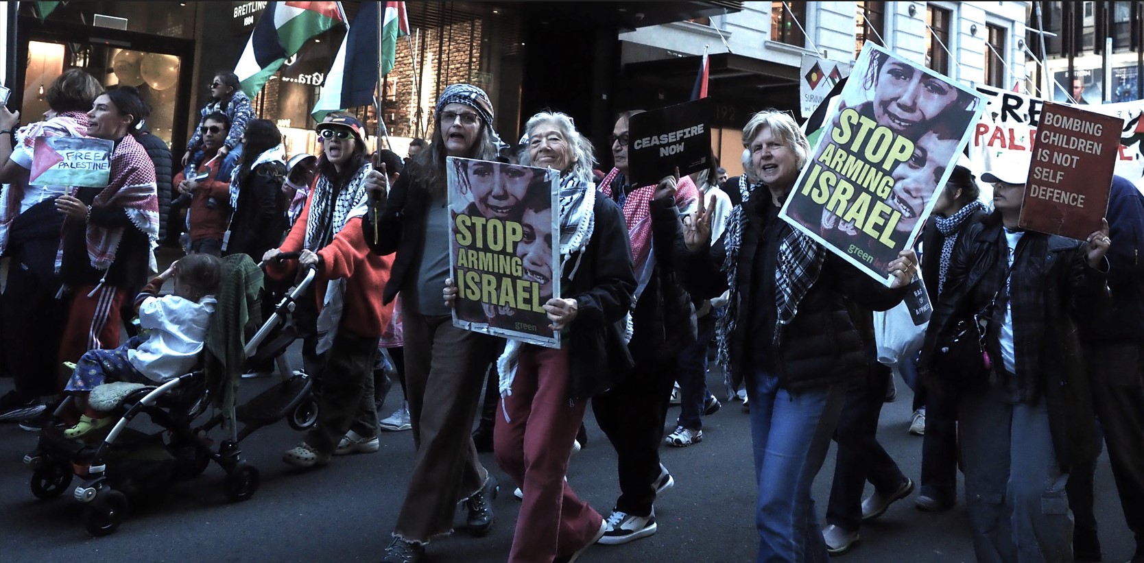 Stop arming Israel, Gadigal Country/Sydney, July 21