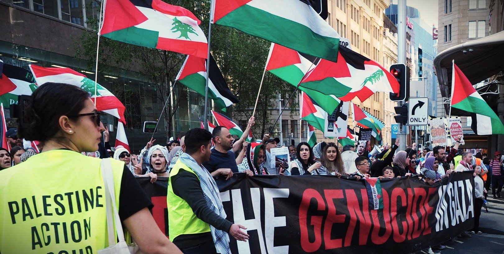 Stop the genocide, Gadigal Country/Sydney, September 22