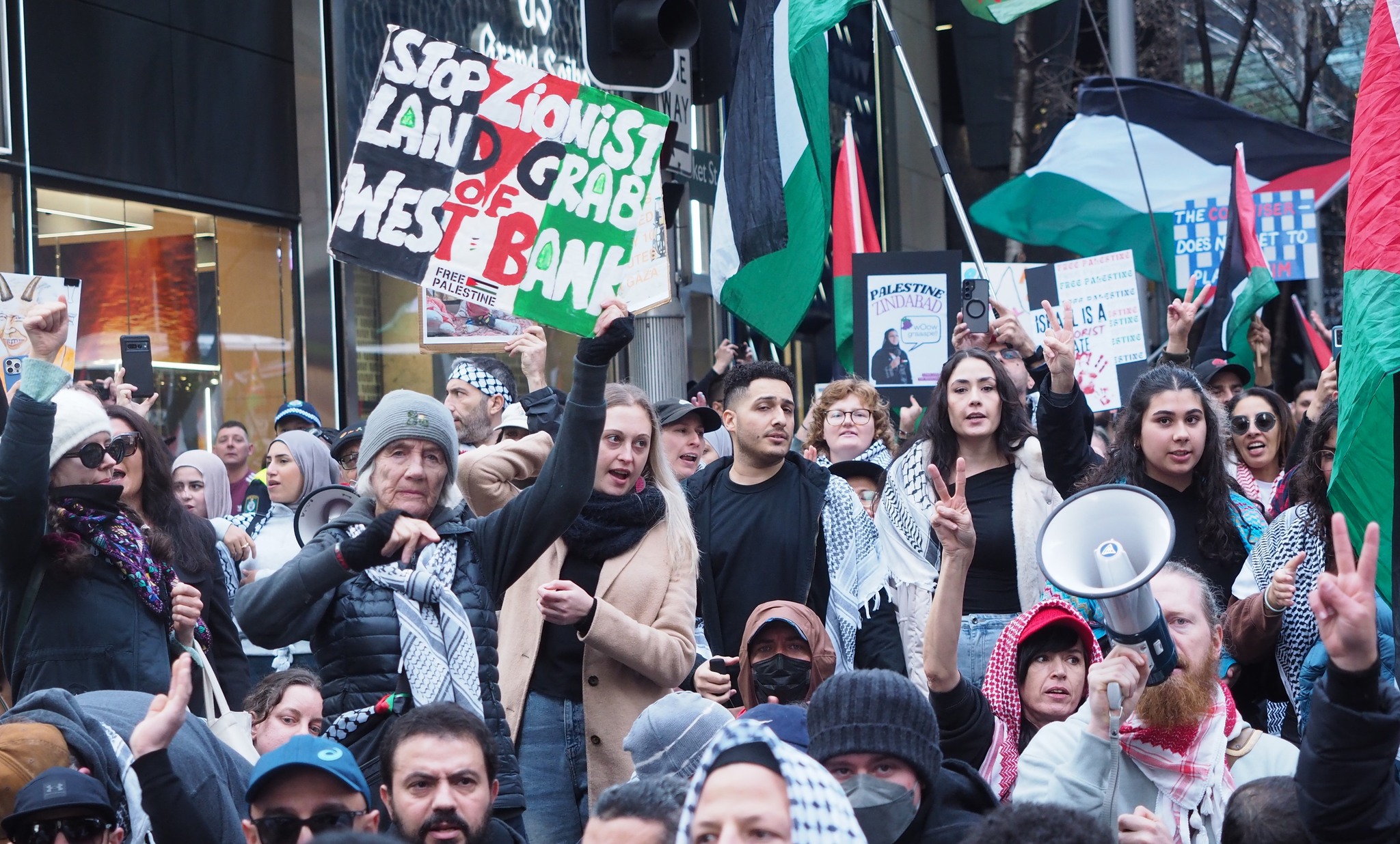 Stop the Zionist land grab, Gadigal Country/Sydney, July 7
