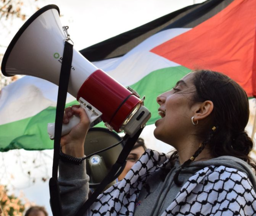 Palestine protester Palestine protester