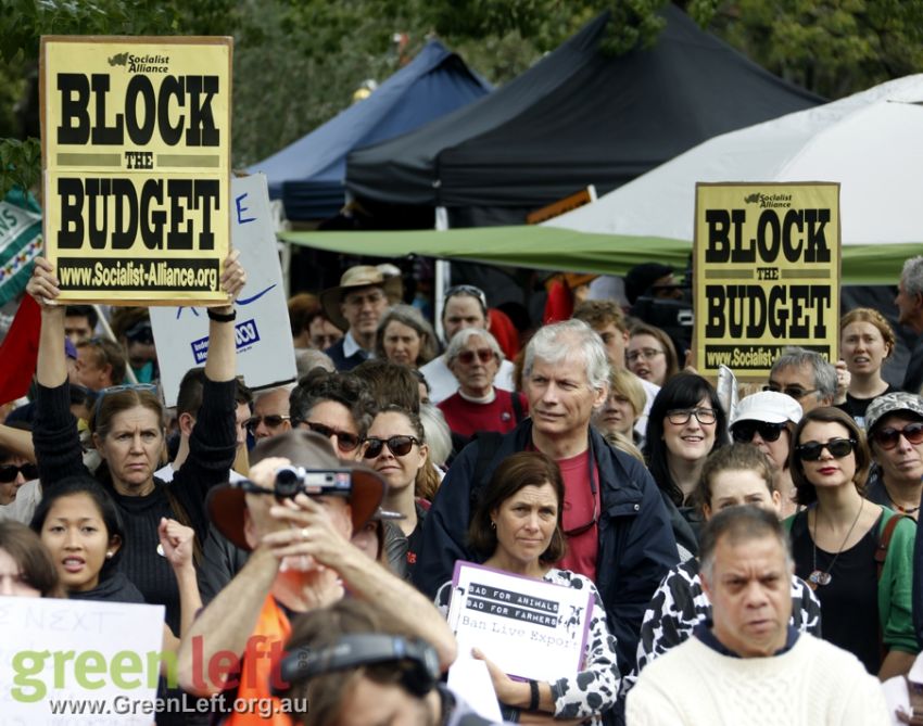 Block the budget, March in May Block the budget, March in May
