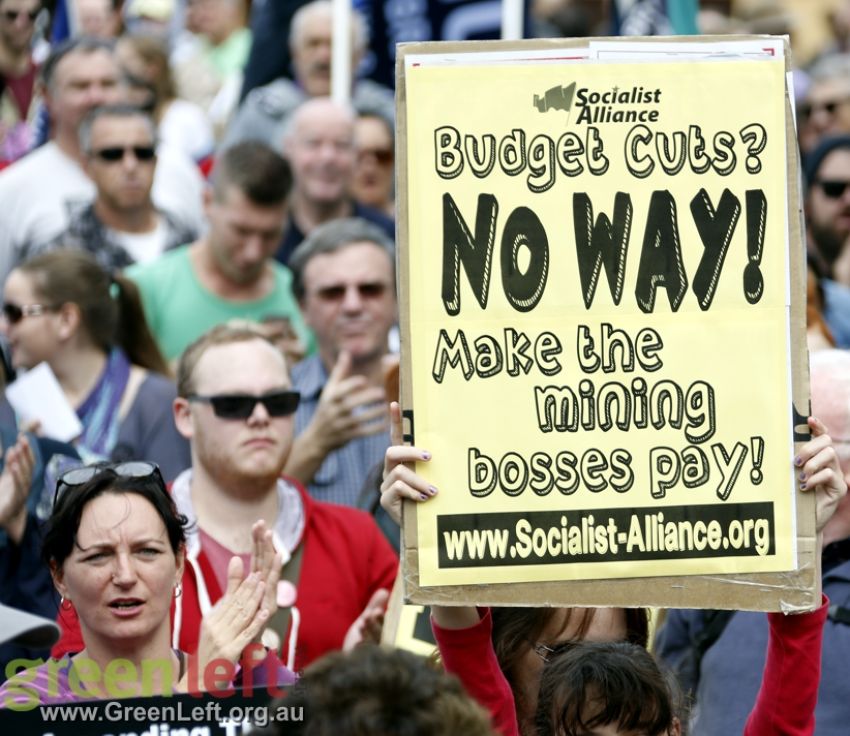 Budget cuts? No way! Budget cuts? No way!