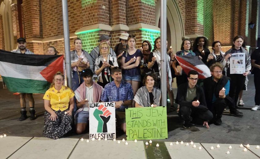 Wesley Church vigil, Boorloo/Perth, April 5 Wesley Church vigil, Boorloo/Perth, April 5