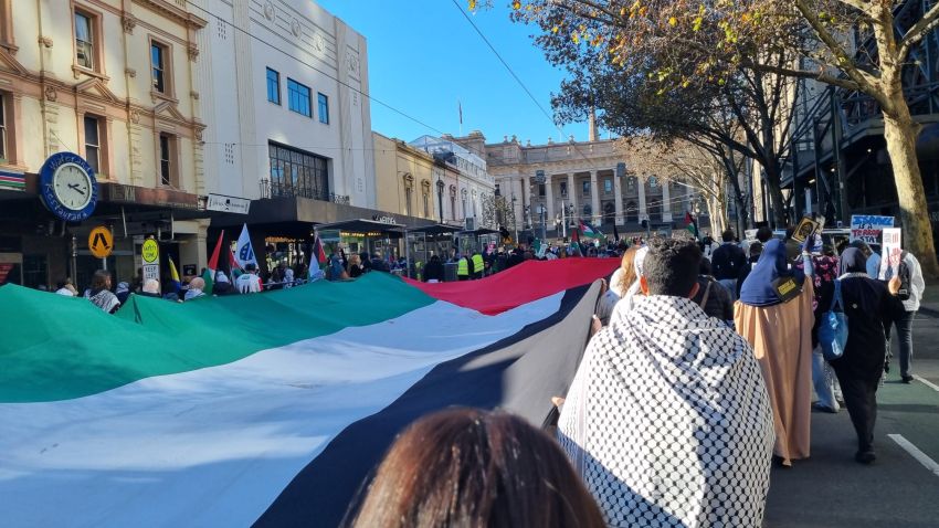 Melbourne palestine rally Melbourne palestine rally