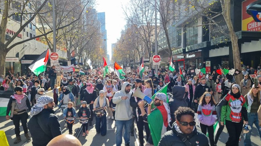 Melbourne palestine rally Melbourne palestine rally