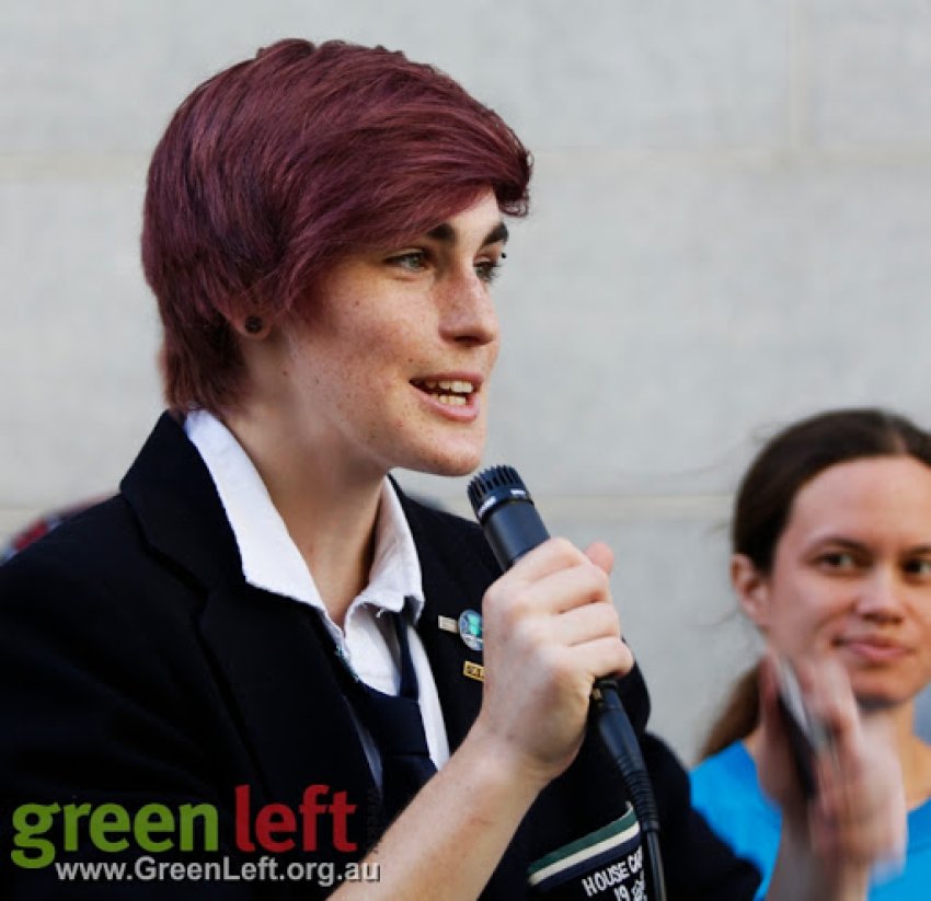 Save Safe Schools rally, Perth Jul 23, 2016.