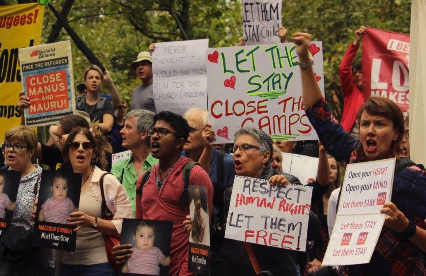 Let Them Stay rally, Sydney.