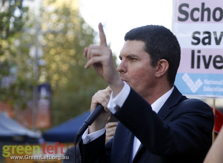 Save Safe Schools rally, Perth Jul 23, 2016.