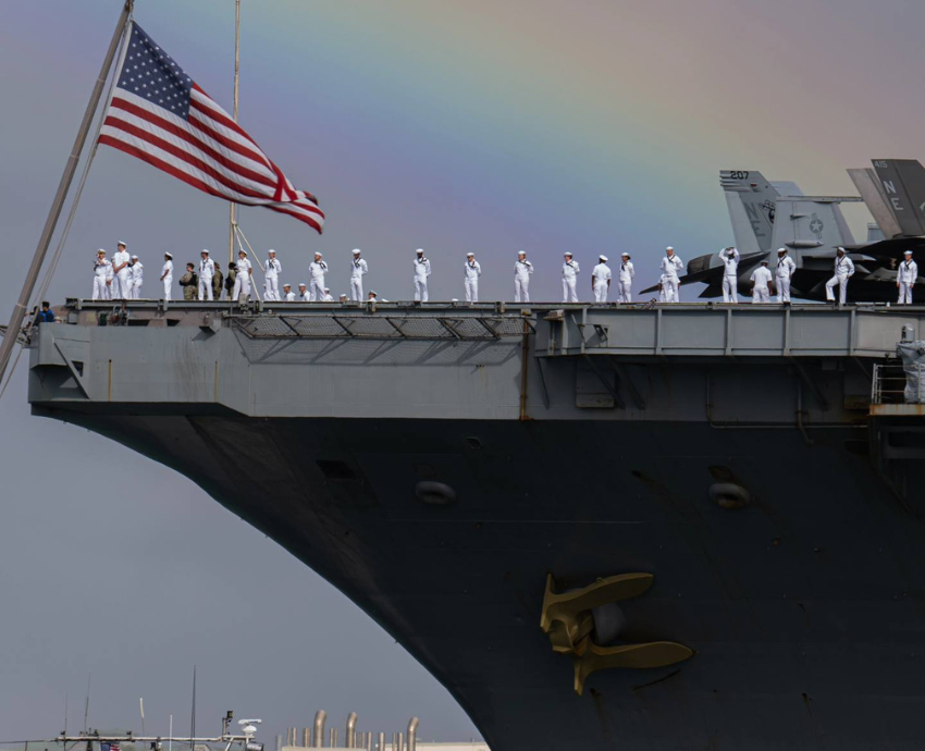 US aircaft carrier