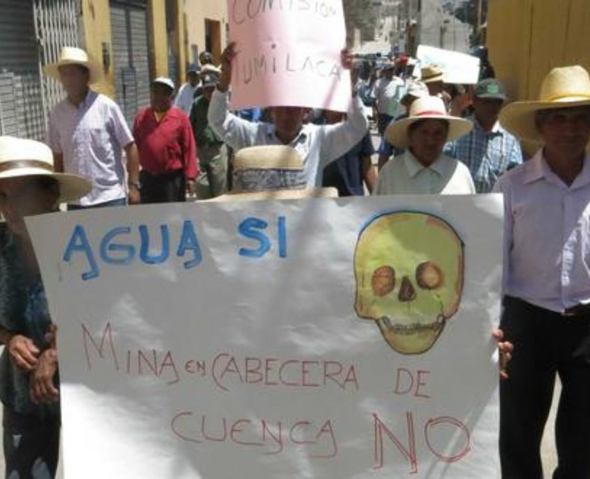 Anti-mining protest in Peru