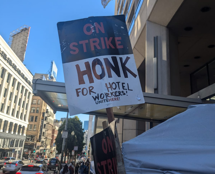 striking workers