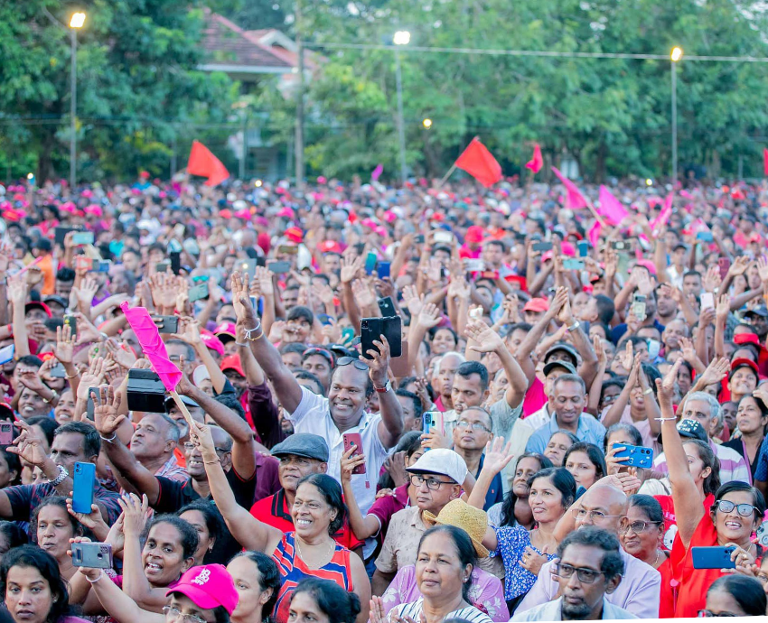 NPP election rally in Sri Lanka