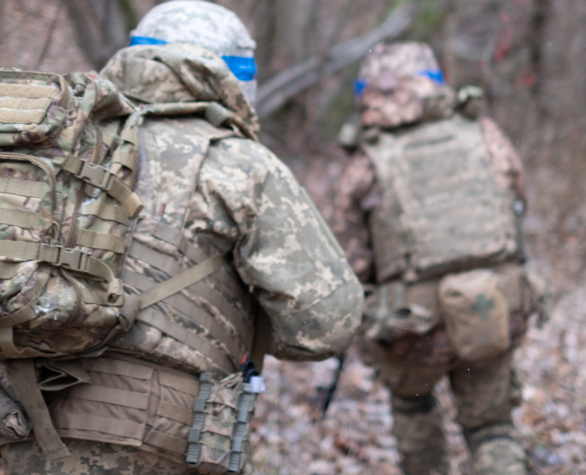 Ukrainian soldiers