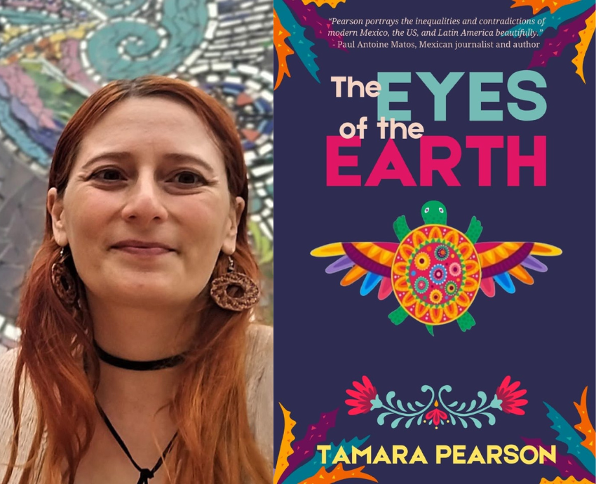 Tamara Pearson and book cover