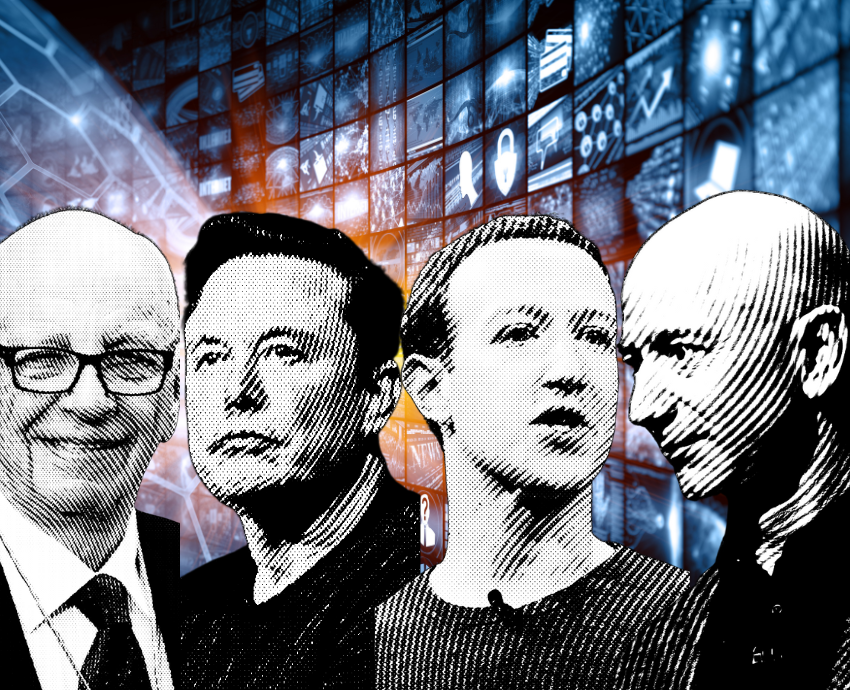 Murdoch, Musk, Zuckerberg, Bezos