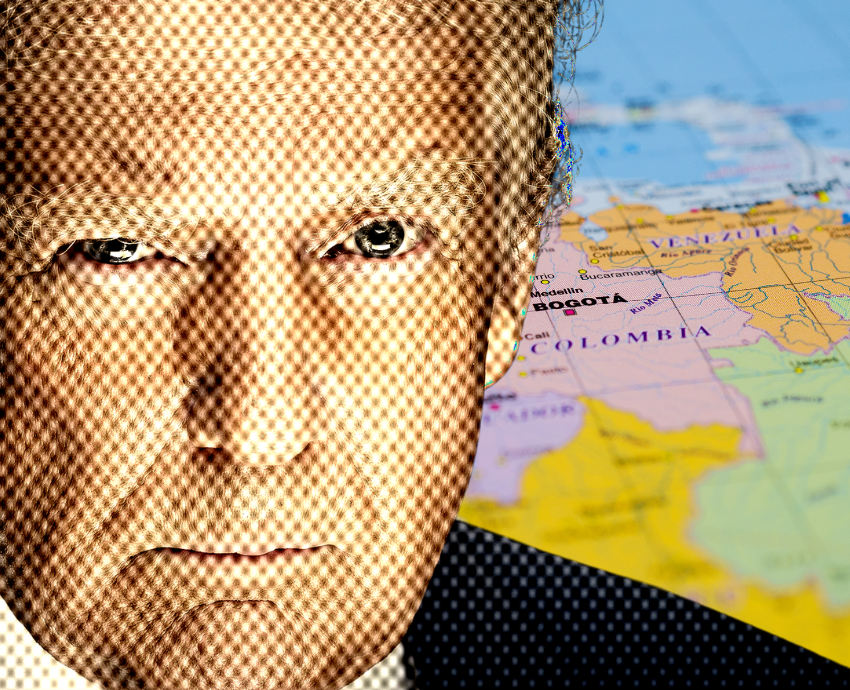 Trump and map of Latin Am