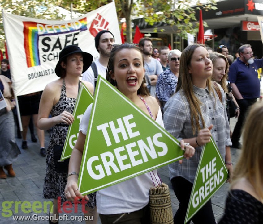 Save Safe Schools rally, Perth Jul 23, 2016.