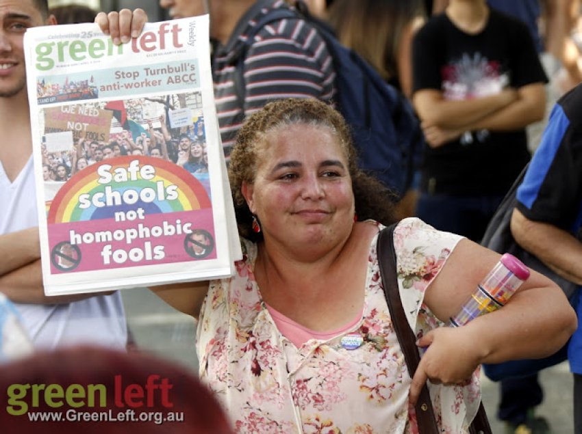 Save Safe Schools rally and march, Perth April 23, 2016.