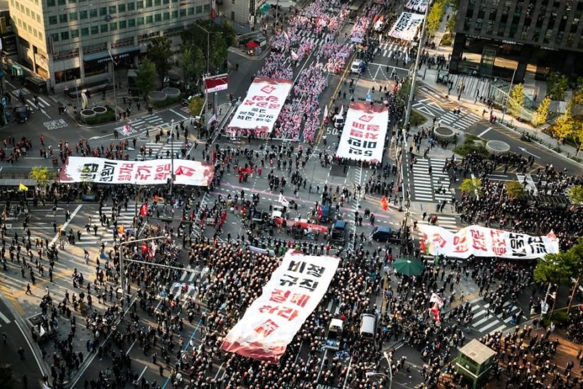 South Korea general strike answers ‘Squid Game’ Green Left