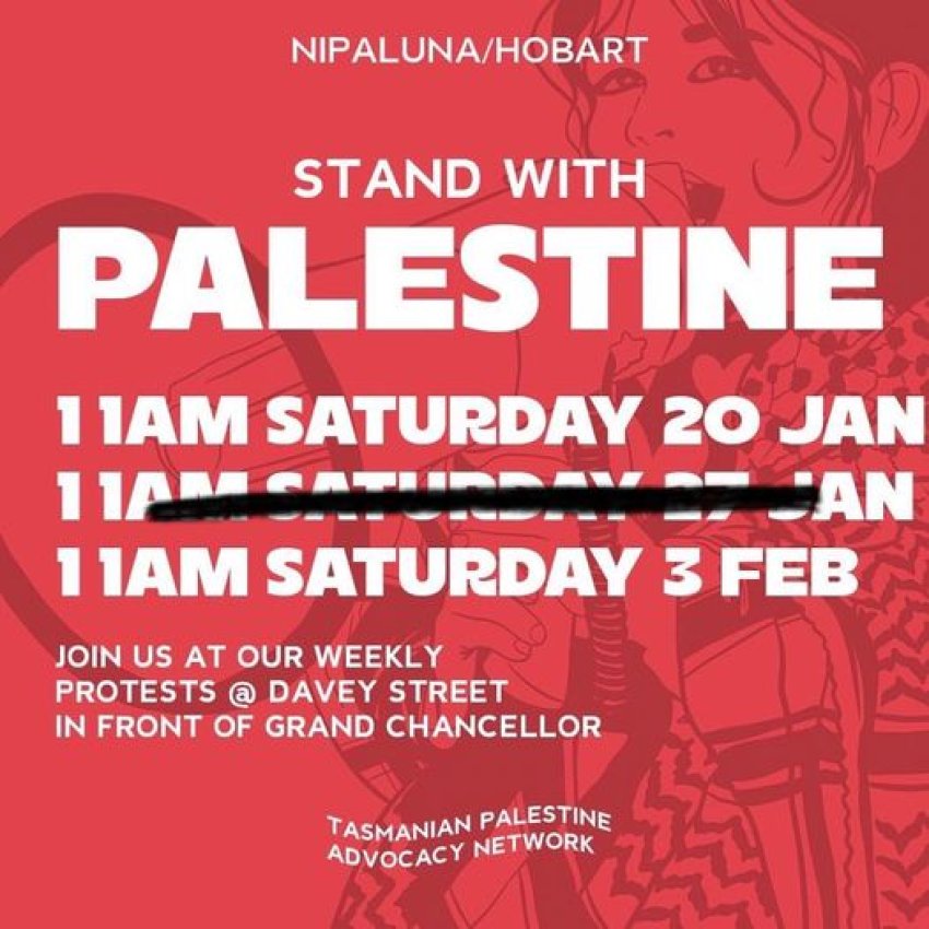 Stand with Palestine – Hobart