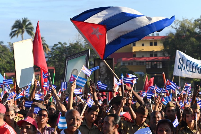 Protesting in Guantanamo Cuba