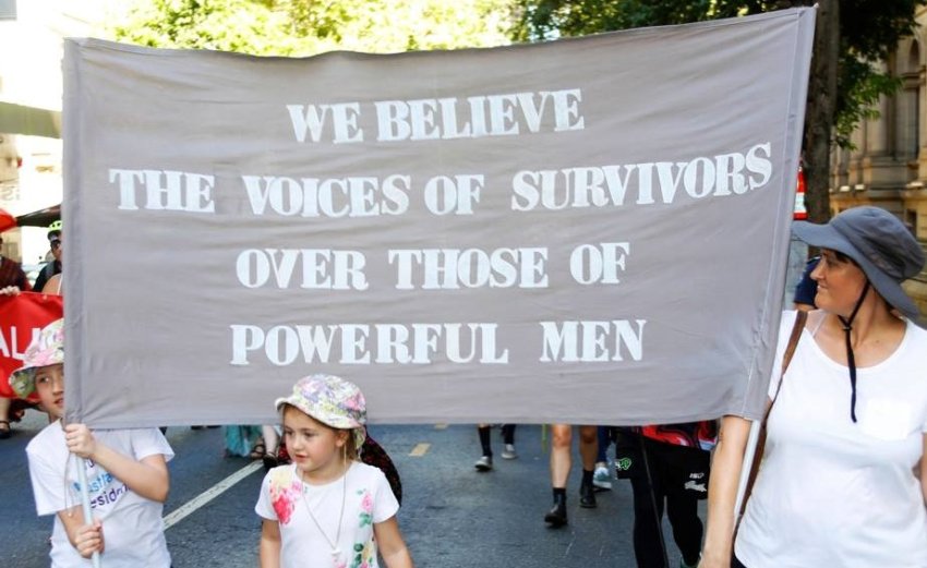 International Women's Day march in Brisbane in 2019.