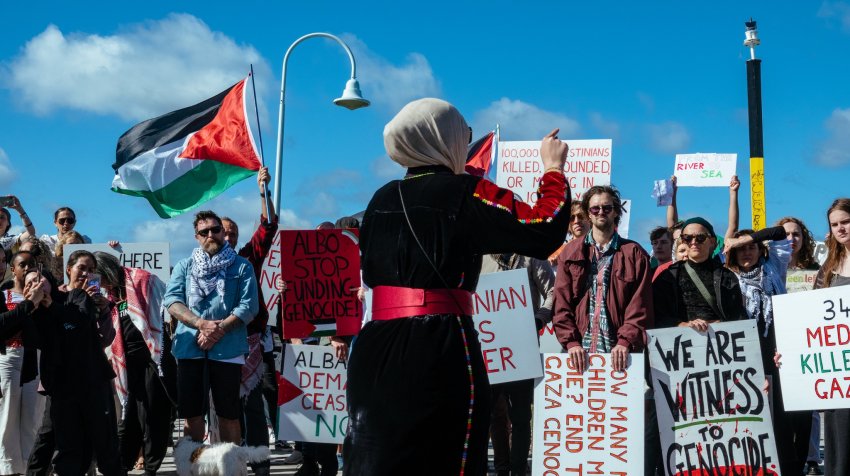 Assala Sayara speaking on May 19