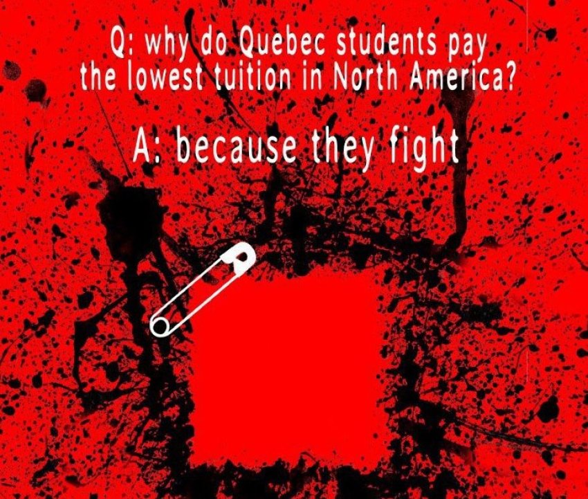 Quebec strudents graphic.