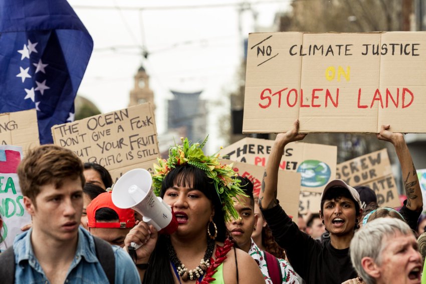 Climate Strike protest in Melbourne on September 20.