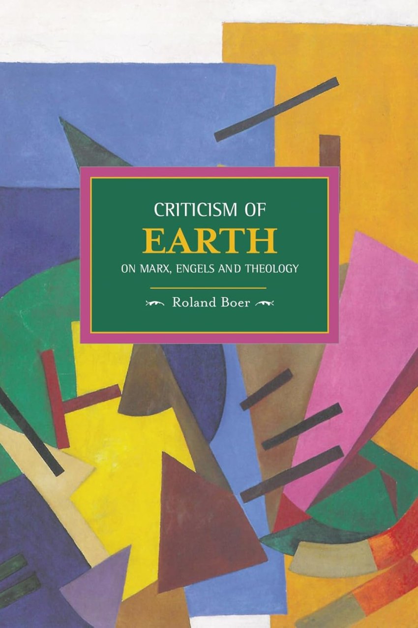 Criticism of Earth - On MArx, Engels and Theology book cover.