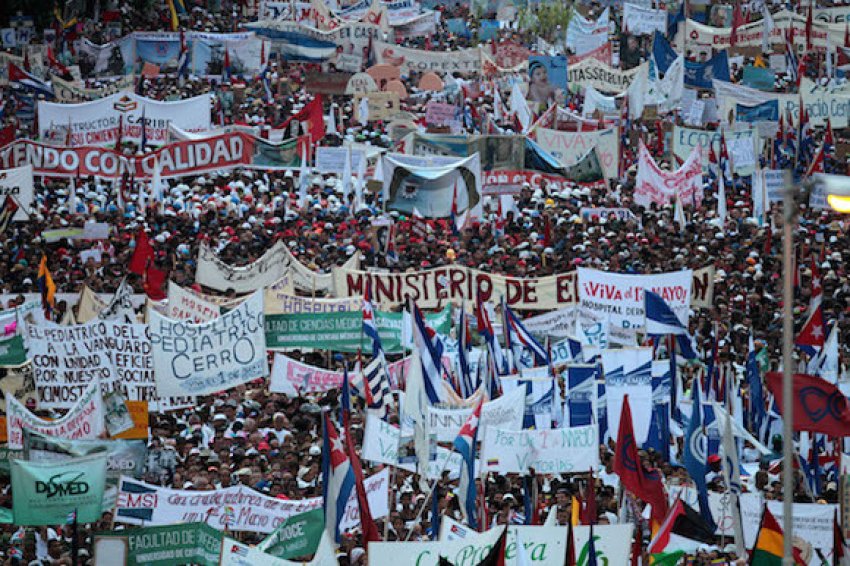 May Day in Cuba 2015.