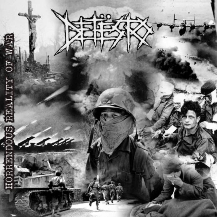 DETESTO - HORRENDOUS REALITY OF WAR album sleeve