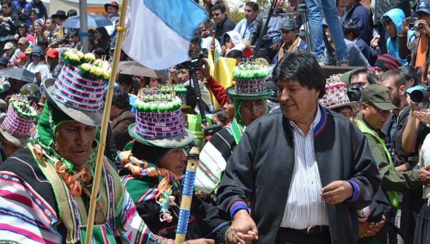 Evo Morales. Photo: Agencia Boliviana de Información. 