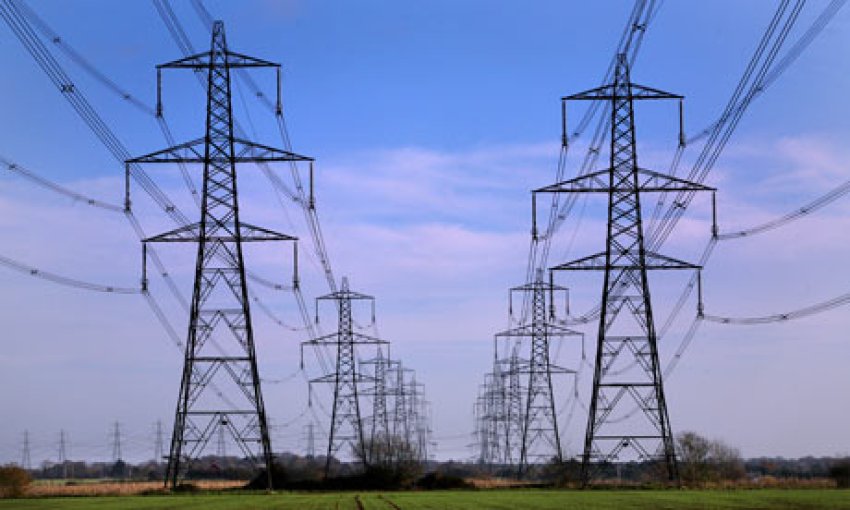 Elecricity transmission towers.