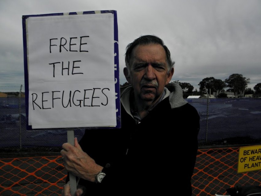 Free the refugees. Photo: Peter Boyle.