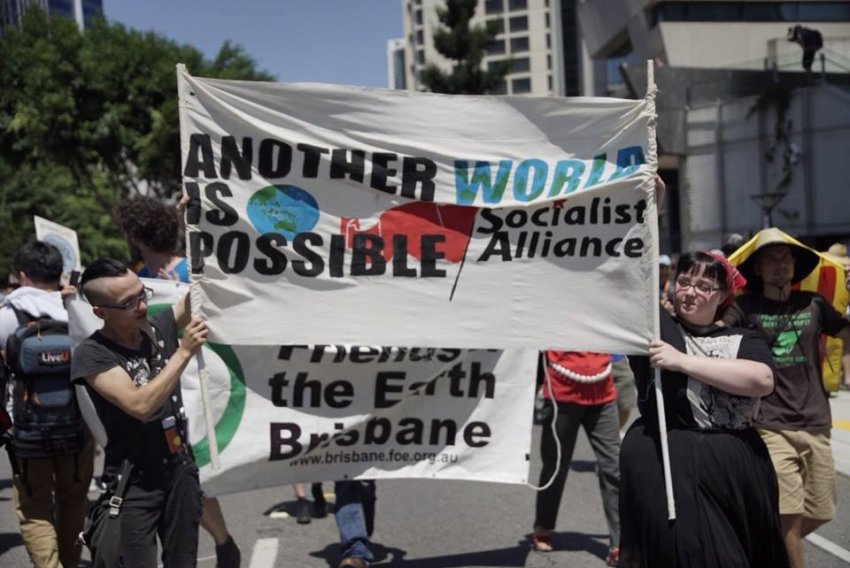 Part of the People's March against the G20 Summit. Photo: Zeb Parkes.