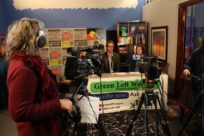 Green Left Report #2 was filmed in front of a studio audience.