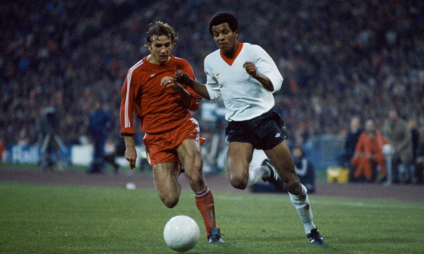 Howard Gayle during his time with Liverpool.