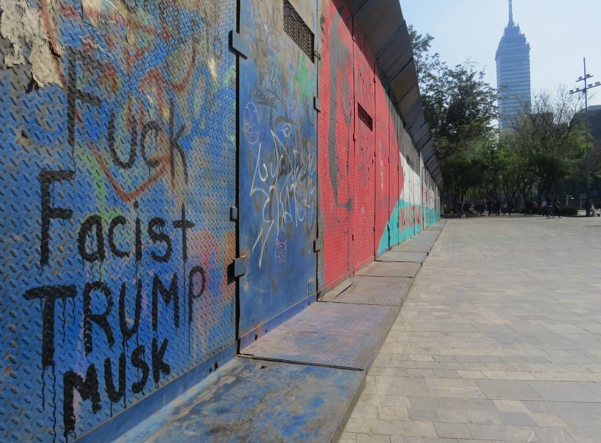 Graffiti on a wall in Mexico City