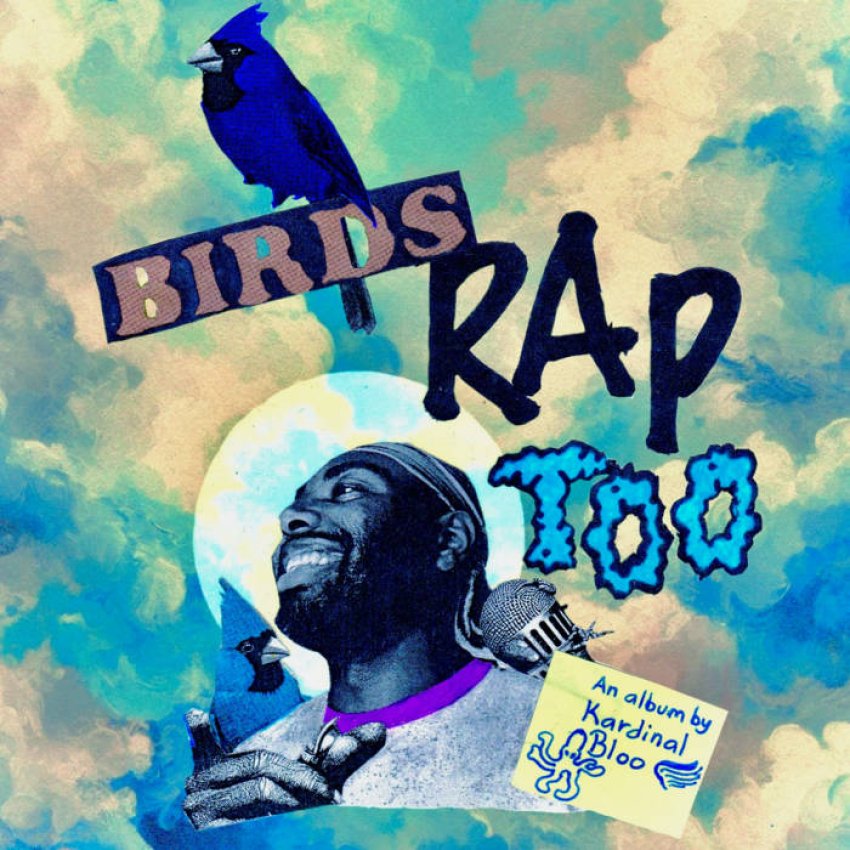 KARDINAL BLOO - BIRDS RAP TOO album sleeve