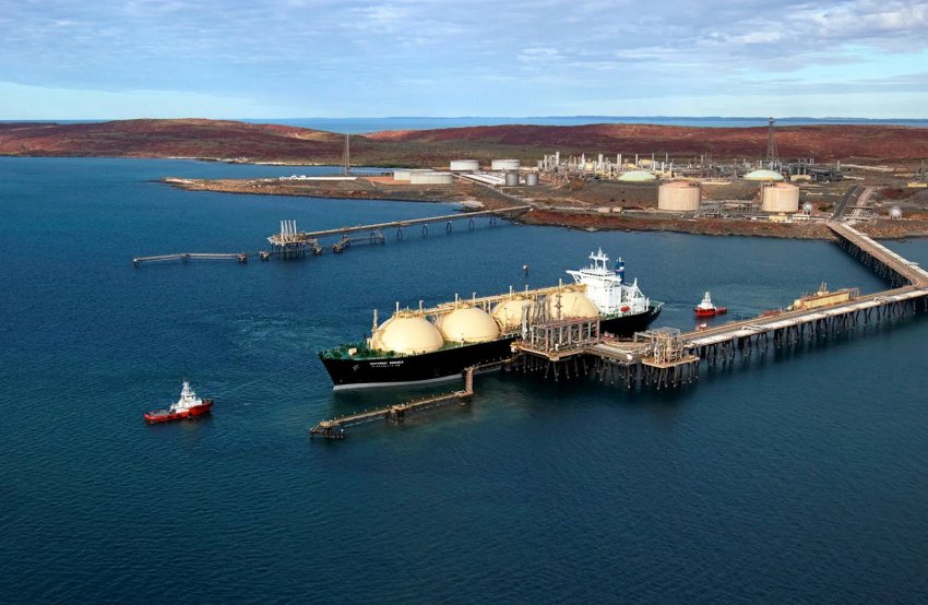 Karratha gas plant Western Australia.