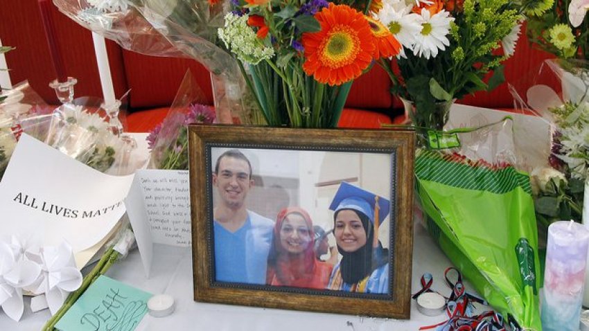 A memorial at the University of North Carolina School of Dentistry.