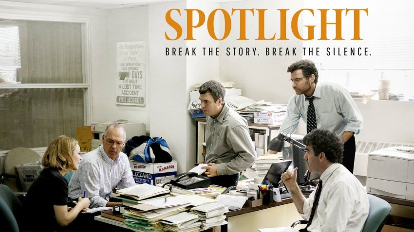 Spotlight film poster.