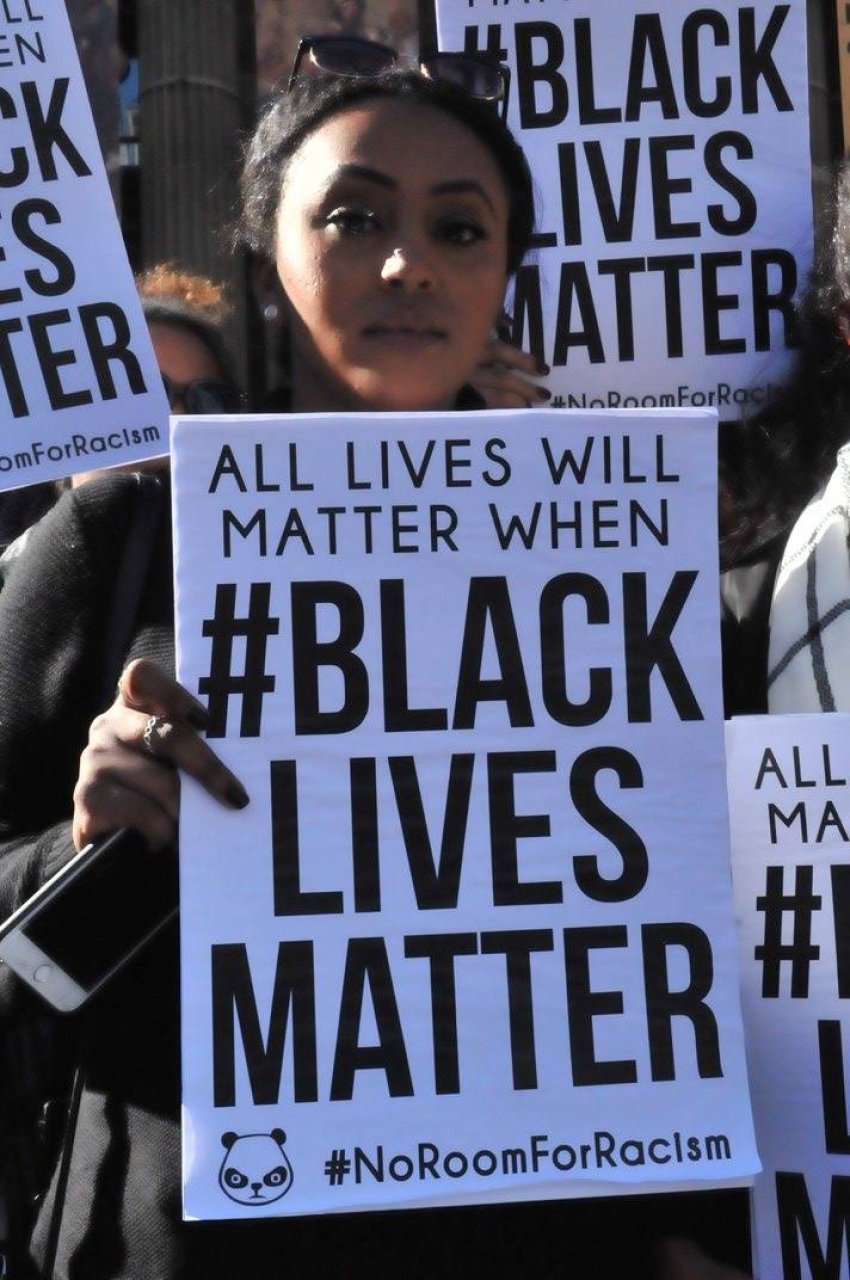 Black Lives Matter rally, Melbourne.