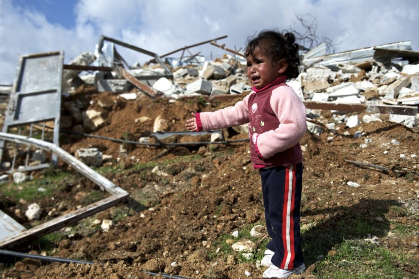 Palestinian child. Photo: Simon Krieger.